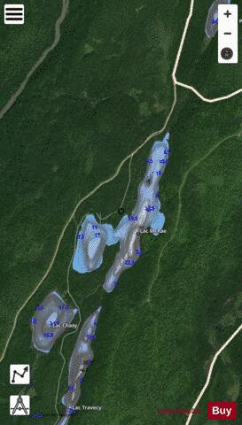 McRae, Lac depth contour Map - i-Boating App - Satellite