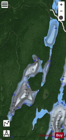 Svastika, Lac depth contour Map - i-Boating App - Satellite