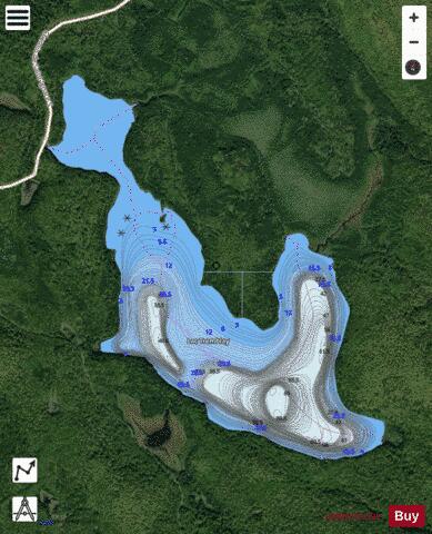 Tremblay, Lac depth contour Map - i-Boating App - Satellite