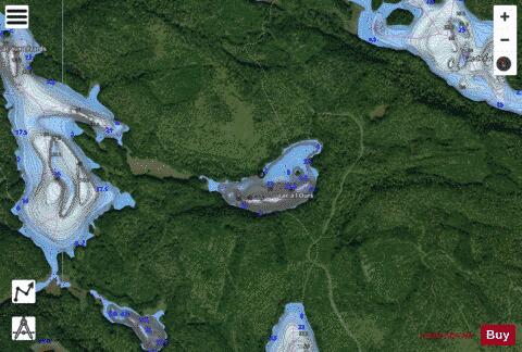 Ours, Lac a l' depth contour Map - i-Boating App - Satellite