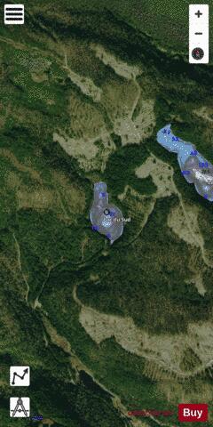 Sud, Lac du depth contour Map - i-Boating App - Satellite