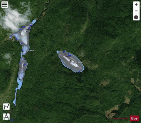 Grossin, Lac depth contour Map - i-Boating App - Satellite