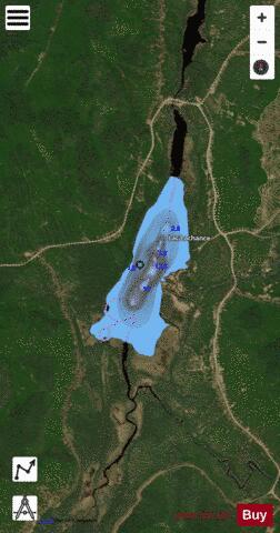 Lachance, Lac depth contour Map - i-Boating App - Satellite