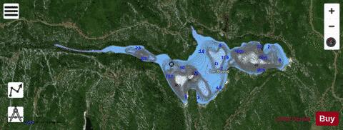 Durue, Lac depth contour Map - i-Boating App - Satellite