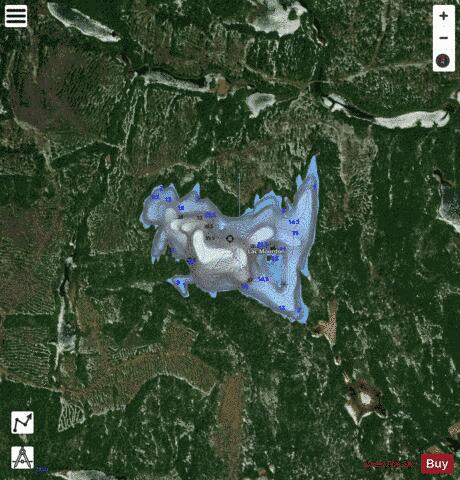 Mourdon, Lac depth contour Map - i-Boating App - Satellite
