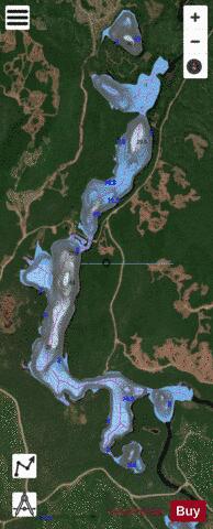 Coutan, Lac depth contour Map - i-Boating App - Satellite