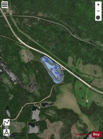 Milieu, Lac du depth contour Map - i-Boating App - Satellite