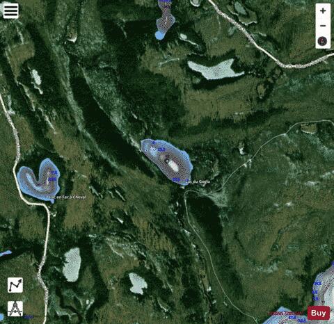 Goglu, Lac du depth contour Map - i-Boating App - Satellite
