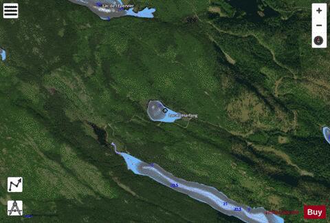 Harfang, Lac du depth contour Map - i-Boating App - Satellite