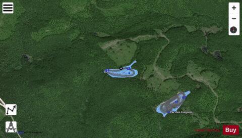 Bernache, Lac de la depth contour Map - i-Boating App - Satellite