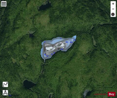 Aiglon, Lac de l' depth contour Map - i-Boating App - Satellite