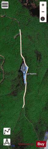 Rapiere, Lac depth contour Map - i-Boating App - Satellite