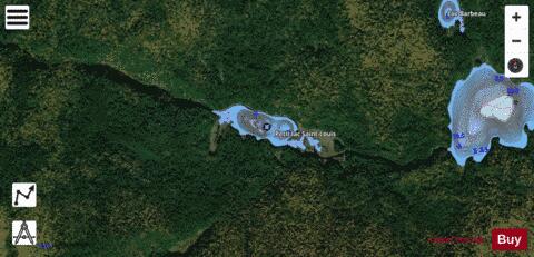 Saint-Louis, Petit lac depth contour Map - i-Boating App - Satellite