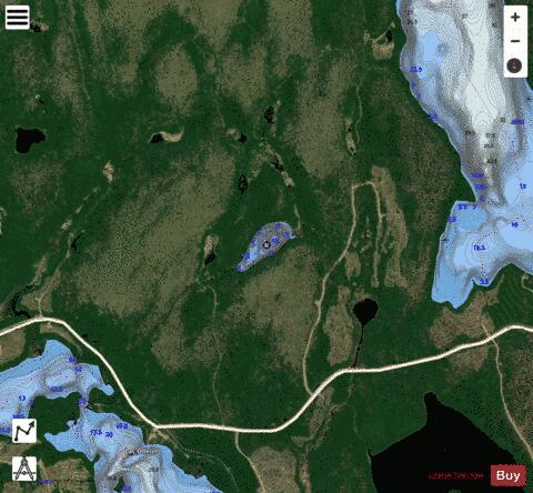 Coivrel, Lac depth contour Map - i-Boating App - Satellite