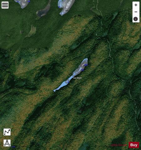 Vitart, Lac depth contour Map - i-Boating App - Satellite