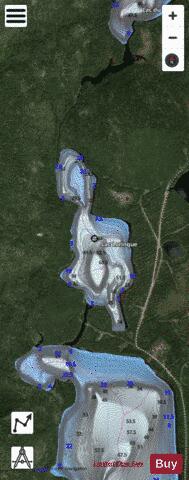 Lorinque, Lac depth contour Map - i-Boating App - Satellite