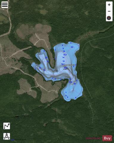 Beaupre, Lac depth contour Map - i-Boating App - Satellite