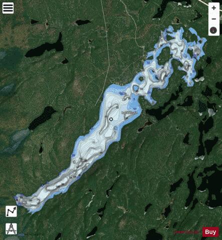 Denain, Lac depth contour Map - i-Boating App - Satellite
