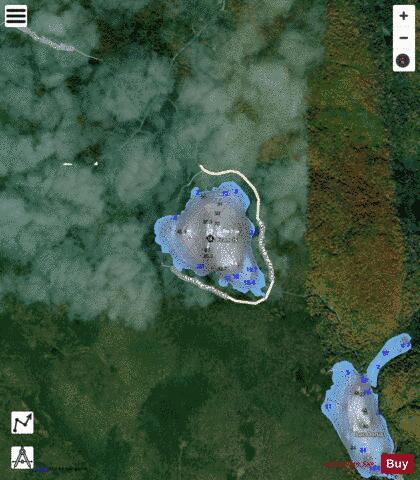 Francis, Lac depth contour Map - i-Boating App - Satellite