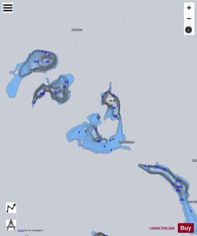 Kalmar  Lac depth contour Map - i-Boating App - Satellite
