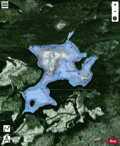 MARGARET depth contour Map - i-Boating App - Satellite