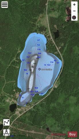 Prinzeles, Lac depth contour Map - i-Boating App - Satellite