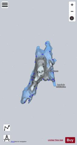 Lac # 40808 depth contour Map - i-Boating App - Satellite