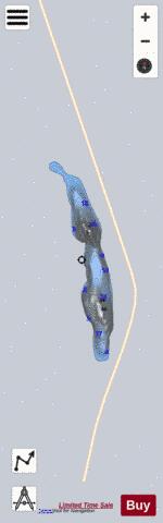 Lac Bevalet depth contour Map - i-Boating App - Satellite