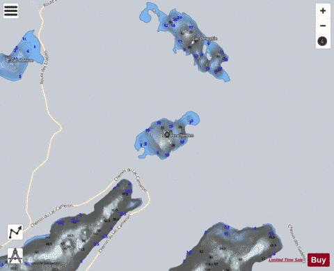 Verschelden  Lac depth contour Map - i-Boating App - Satellite