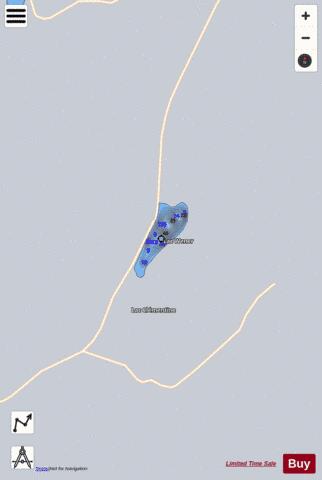 Wener / Chapelle  Lac depth contour Map - i-Boating App - Satellite