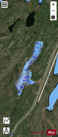 Althouse Lake depth contour Map - i-Boating App - Satellite