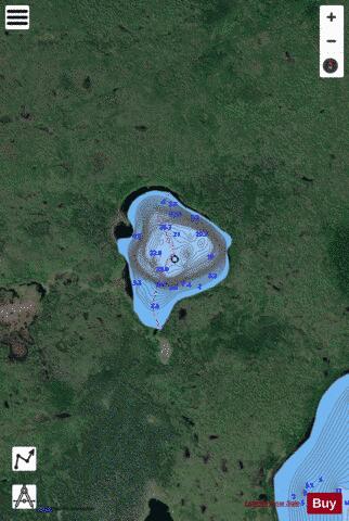 Big Bear Lake depth contour Map - i-Boating App - Satellite