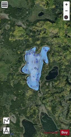 Big Plate Lake depth contour Map - i-Boating App - Satellite
