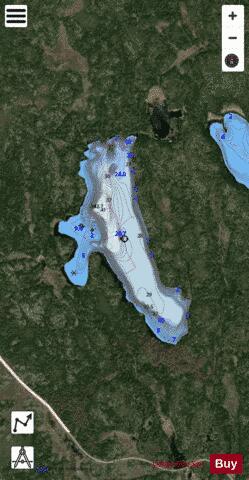 McRobbie Lake depth contour Map - i-Boating App - Satellite