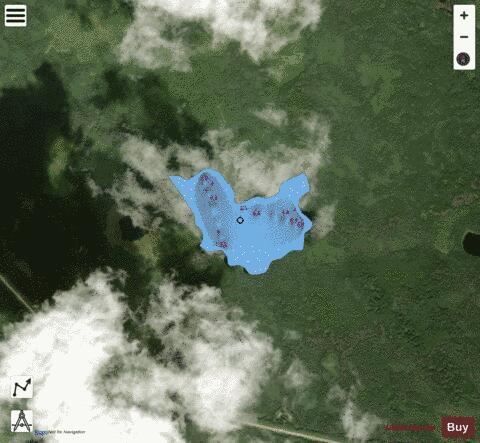 Mile 11 Lake depth contour Map - i-Boating App - Satellite
