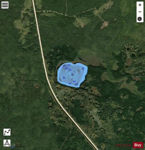 Mile 3 Lake depth contour Map - i-Boating App - Satellite