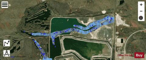 S.P.C Spoilpit A depth contour Map - i-Boating App - Satellite