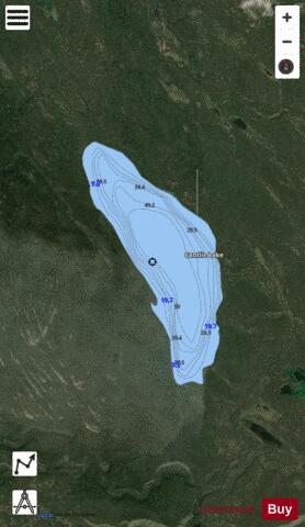 Cantlie depth contour Map - i-Boating App - Satellite