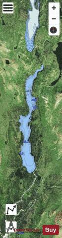Canyon depth contour Map - i-Boating App - Satellite