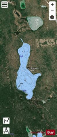 Little Braeburn depth contour Map - i-Boating App - Satellite