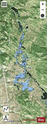 Lower Snafu depth contour Map - i-Boating App - Satellite