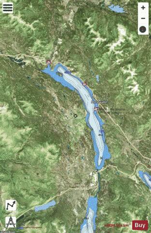 Marsh depth contour Map - i-Boating App - Satellite