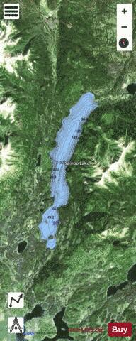 Sambo depth contour Map - i-Boating App - Satellite