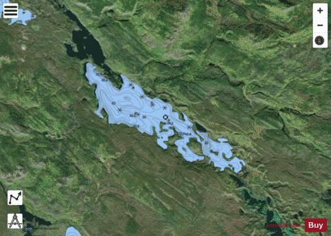 Upper Snafu depth contour Map - i-Boating App - Satellite
