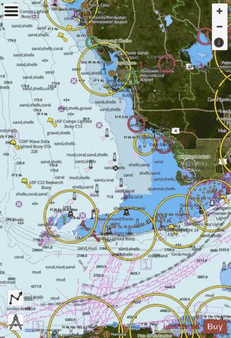 LEASE BLOCK FOR HAVANA TO TAMPA BAY Marine Chart - Nautical Charts App - Satellite