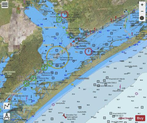 ESPIRITU SANTO BAY TO CARLOS BAY SIDE A Marine Chart - Nautical Charts App - Satellite