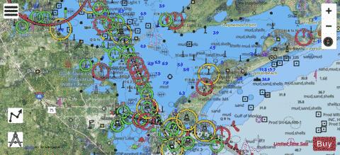 GALVESTON BAY SIDE C Marine Chart - Nautical Charts App - Satellite