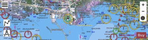 DAUPHIN ISLAND TO DOG KEYS PASS Marine Chart - Nautical Charts App - Satellite