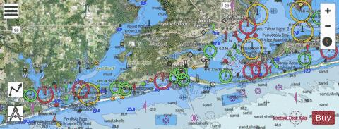 SANTA ROSA SOUND TO WOLF BAY Marine Chart - Nautical Charts App - Satellite
