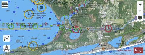 BON SECOUR BAY EXTENSION Marine Chart - Nautical Charts App - Satellite